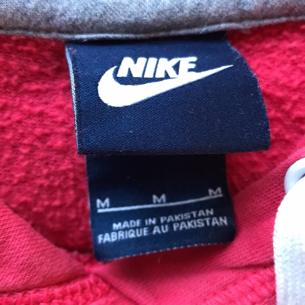 Nike coral/blue/white hoodie, size M - Picture 6 of 8